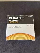 Duracell Activair Hearing Aid Batteries 10 Pack Of 6 60 Total Exp 08/2026