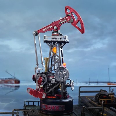 ROKR 3D Puzzle Oil Pump Jack Mechanical DIY Building Set Model Kit Adult Gift