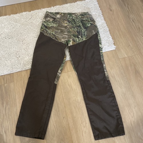 Wrangler Pro Gear Pants Men 34x32 Brush Guard Real Tree Camo Hunting Workwear