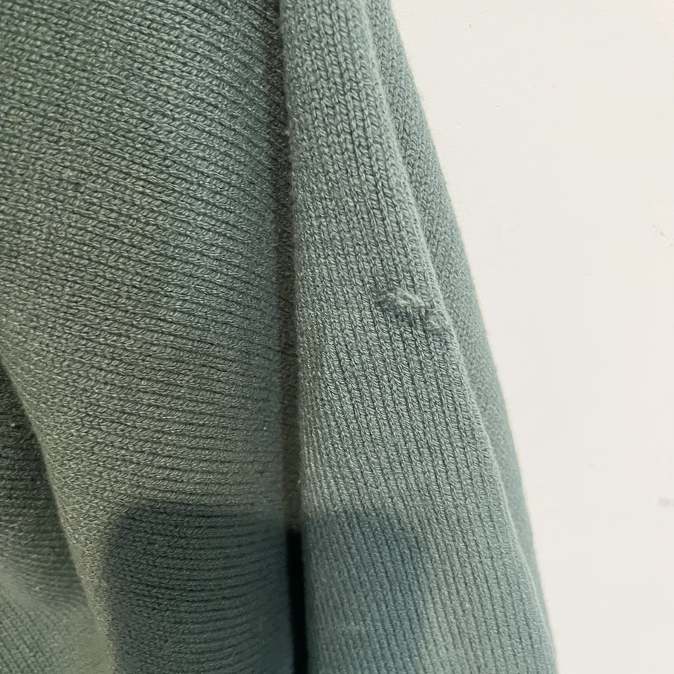 Mini Vestido Suéter Tejido Y2K Hollister Talla XL Preppy Tenis Universitario Verde Azul Foto 4 de 4