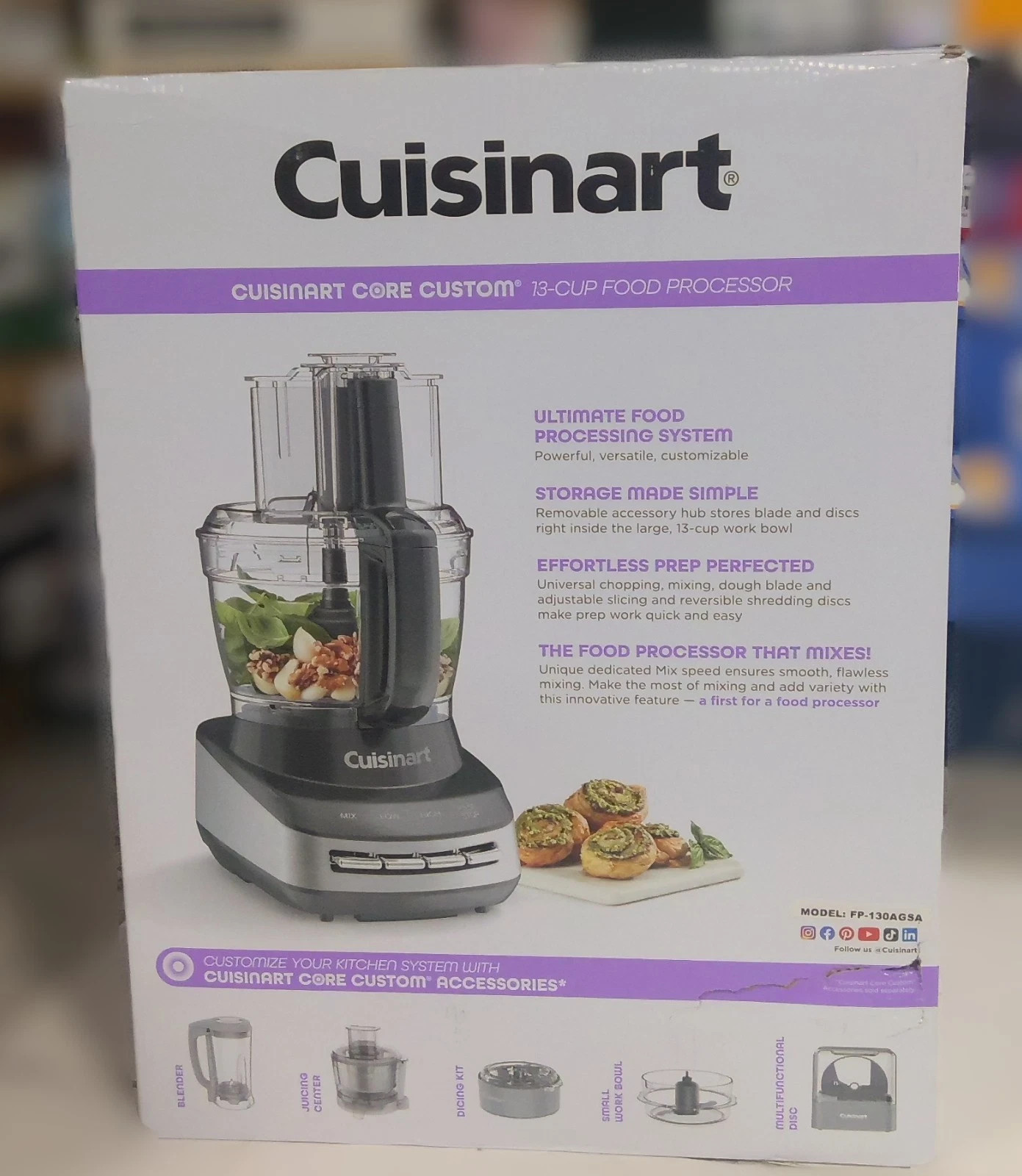 *Dmg Box*  Cuisinart 13-Cup Food Processor
