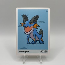 Pookiemoot Gen 3 - Swamper Swampert 0260 - Pokemon Fan Art Non Tcg