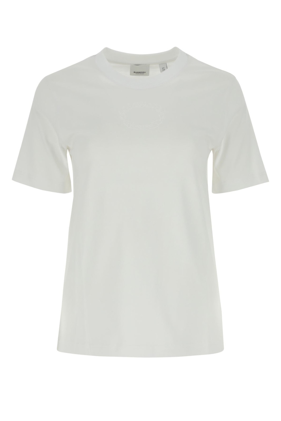 BURBERRY White Cotton T-shirt New & Authentic