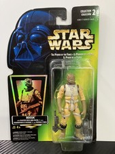 Star Wars The Power of the Force Bossk Action Figure with guns Hasbro 1996