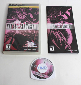 Final Fantasy II (2) 20th Edition (Sony PSP) Playstation Portable Tested CIB