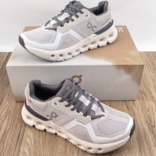ON Cloudrunner 2 Women s Frost White Lace Up Breathable Running Shoes