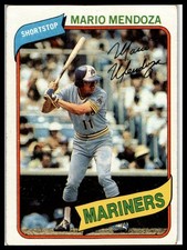 1980 Topps #652 Mario Mendoza