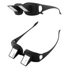 Comfort Lazy Reader Glasses for Reading Watching Tv in Bed , Prism Glasses