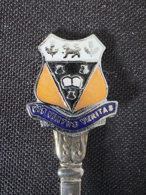 Souvenir spoon  Rhodes University, a public research university in Makhanda