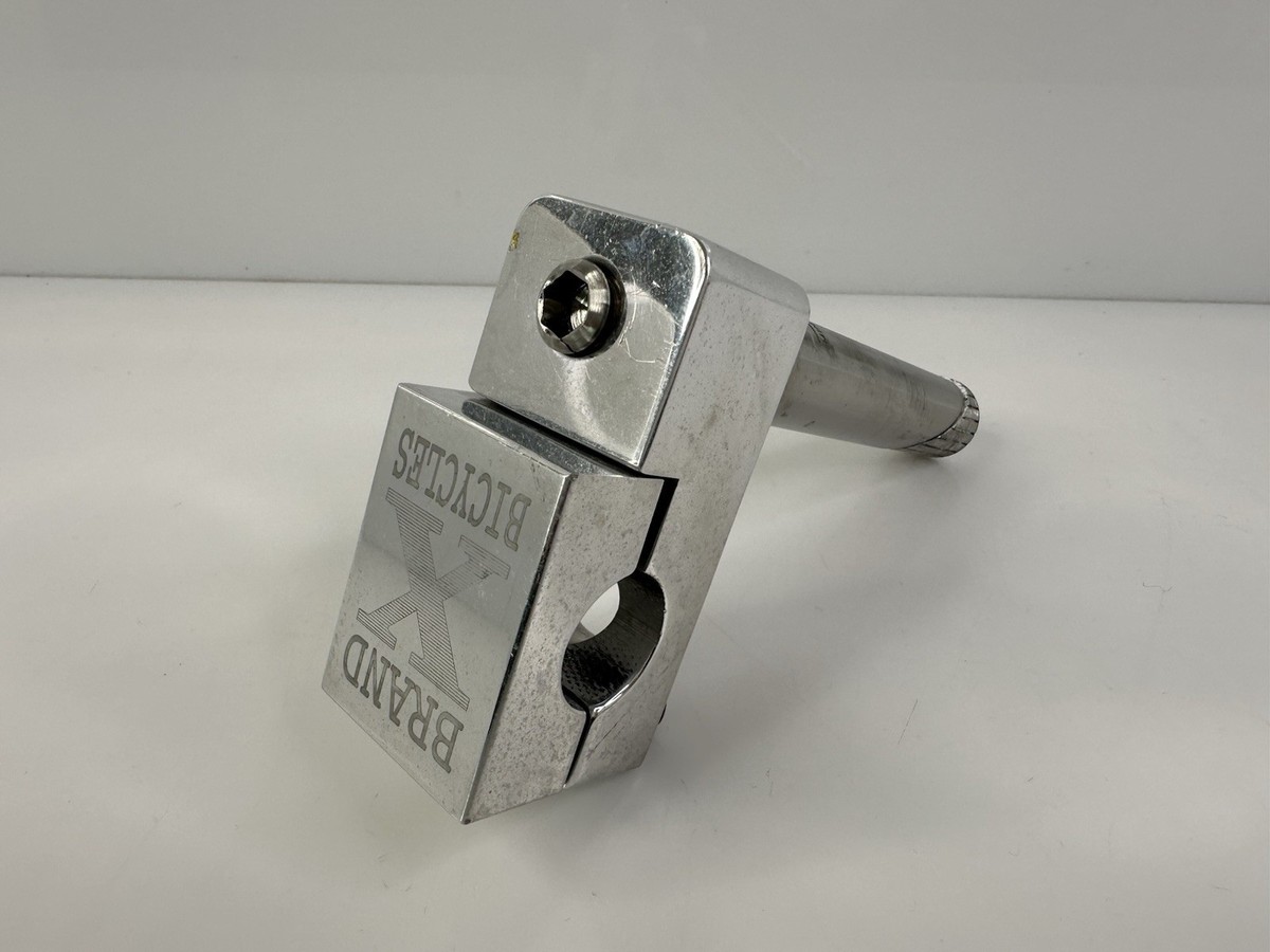 希少 BMX ステム NPJ Rare Vintage 1990's Brand X BMX Racing Titanium Quill Stem 1