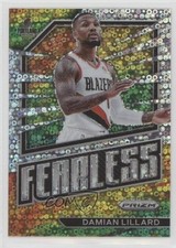 2022-23 Panini Prizm Fearless Fast Break Prizm Damian Lillard #17 0xe0