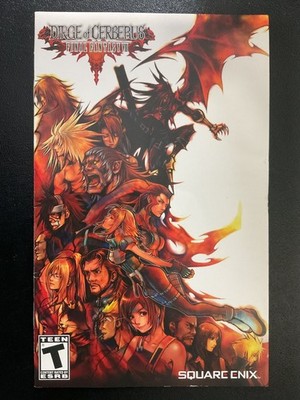 Dirge of Cerberus: Final Fantasy VII PS2 PlayStation 2 Instruction Manual Only
