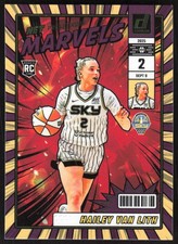 2025 Donruss WNBA #24 Hailey Van Lith Net Marvels Press Proof Purple