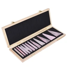 12Pcs Precision Hardened Steel Angle Block Set 1/4 To 30 Degree Gauge Block