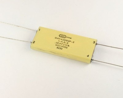 LOT OF TEN CMR1A3918SP-2 CUSTOM capacitor 0.02uF 4000V Film Polyester Axial