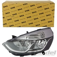 TYC Hauptscheinwerfer H7/H1 Links Passend FüR Renault Clio IV Kasten 0.9-1.6 DCI