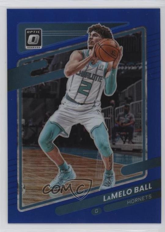 2021-22 Panini Donruss Optic Blue Prizm 22/59 LaMelo Ball #26 rf2