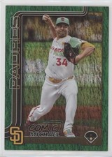 2025 Topps Series 1 Green Holo Foil 74/99 Mike King Michael King #195 ow4
