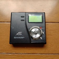 Sharp Md-dr77-b Portable Minidisc Recorder 1-bit MD Player Tested as is