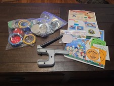 Vintage Badge-A-Minit 2 1/4 inch Hand Operated Button Machine Lot