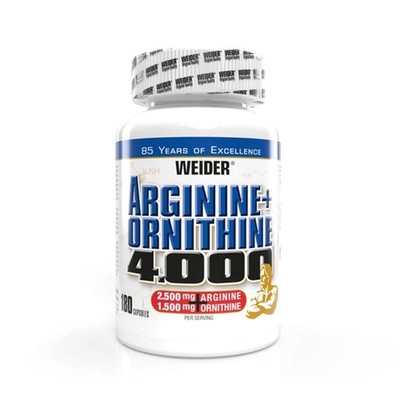 (181,53 EUR/kg) Weider Arginine + Ornithine 4.000 180 Kapseln Muskelaufbau