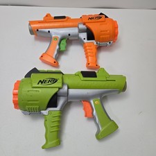 NERF DART TAG Green Orange Hyperfire Barrel Gun 10 Blaster No Darts 2005