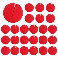 12 Pcs Red Foam Clown Noses, Circus Red Sponge Nose, Clown Noses for Halloween C