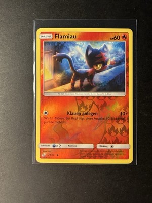 POKEMON - Teams sind Trumpf - Flamiau - 20/181 - REVERSE HOLO - deutsch NM