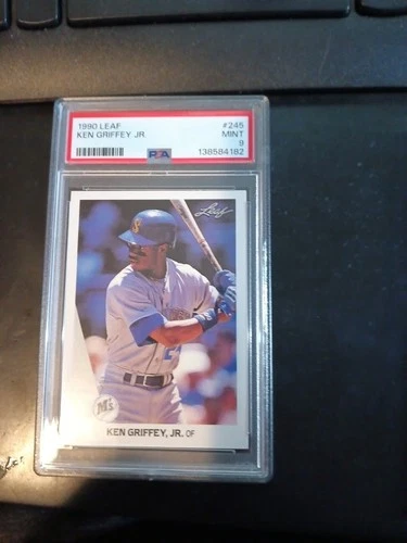 🏆 Ken Griffey Jr PSA 9 MINT 1990 LEAF #245 MARINERS HOFER