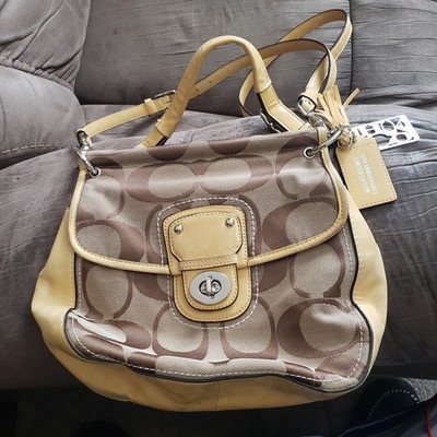 COACH Signature Crossbody Bag 70th Anniversary Limited Turn Lock