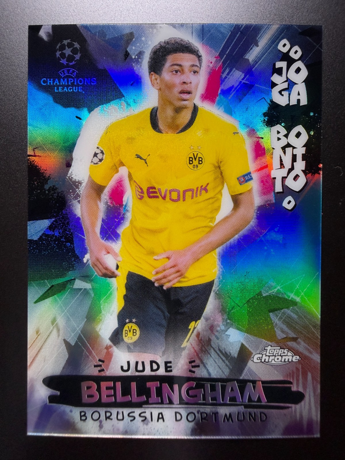 2020-21 Topps Chrome UCC Soccer Joga Bonito - Jude Bellingham #JB-7 (RC) view 1