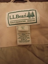 Vintage LL Bean Brown Suede Leather Jacket Button Up Made In Turkey Mens Size XL