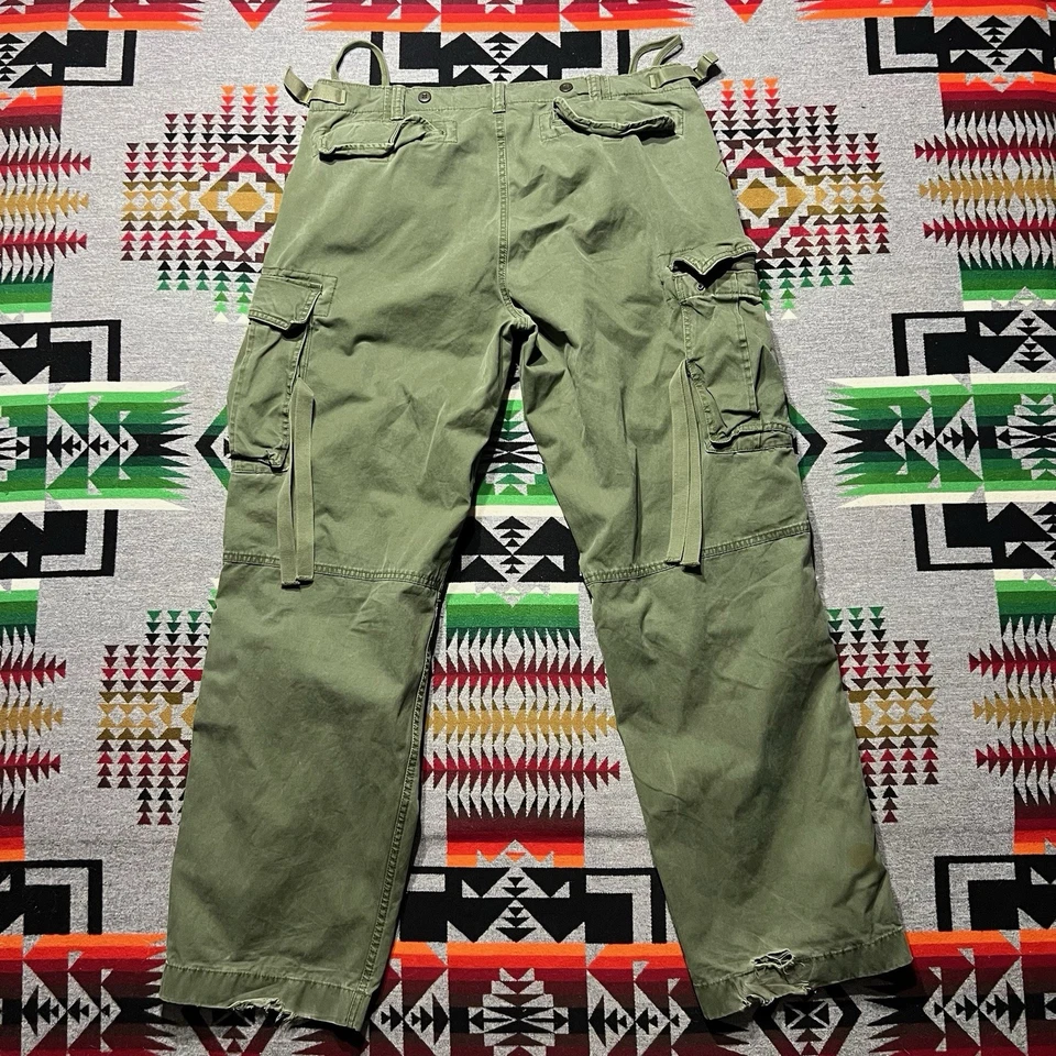 Gap The Cargo Pant M-65 Olive Green M-51 Military Mens 36x34 Field Utility B7 - Image 2 of 4