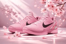 NEW Men's Kobe 6 Protro Cherry Blossom Grinch pink black Size US 7-12