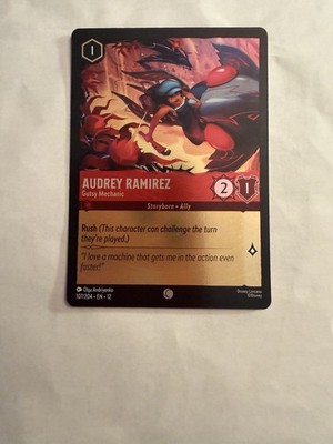Audrey Ramirez - Gutsy Mechanic 107/204 Wilds Unknown Cold Foil