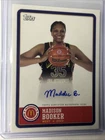 2023 Topps McDonald's Mcdonalds Event Auto Madison Booker #PA-MBO SP FX31