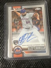 2026 Topps Chrome Alex Carrillo Rc Auto On-card Autograph Ra-ac New York Mets 2026 Topps Chrome Alex Carrillo Rc Auto On-card Autograph Ra-ac New York Mets