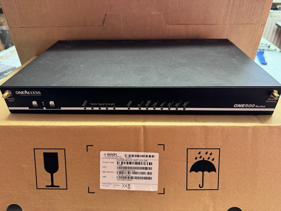 Ekinops OneAccess ONE526 Gigabit ISDN Voice Router VDSL LTE Dual SIM RJ-45 SFP - Bild 2 von 3