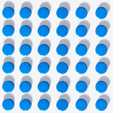 Blue Fridge Magnets, 40 PCS Small round Strong for Whiteboard Office