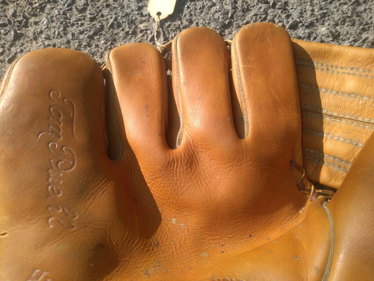Vintage 2950s Hutch Baseball Glove made in Cincinnati USA NOS Tom