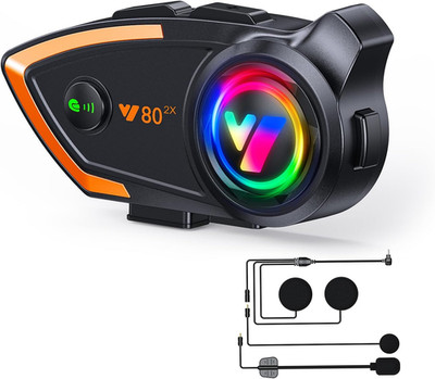 Intercom Motorradhelm, Bluetooth, 500 M, 2 Ride, Bluetooth-Kopfhörer, Gegensprec