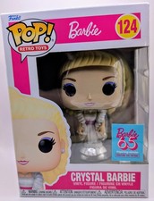 Funko Pop! Barbie 65th Anniversary Crystal Barbie #124  w/ Protector 