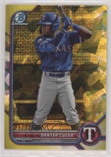 2022 Bowman Chrome Draft Sapphire Edition Yellow 95/99 Danyer Cueva 0o48