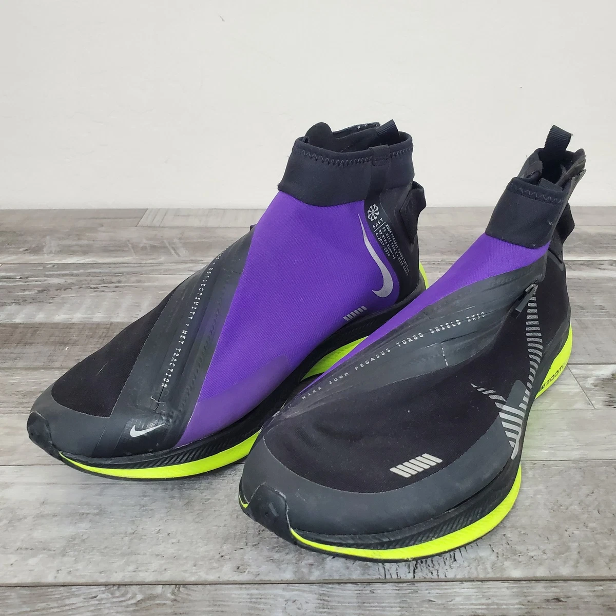 Preços baixos em Nike Zoom Pegasus Turbo Shield Voltage Purple | eBay