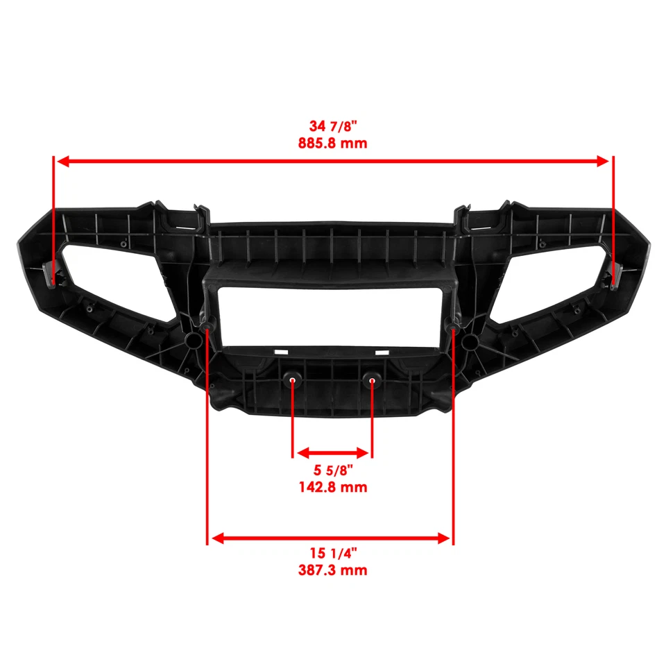 Parachoques delantero Caltric para Polaris Sportsman 450 4x4 2006 2007 Foto 3 de 4