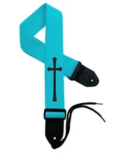 Legacystraps 2" Christian Guitar Strap with Elliptical Cross Design