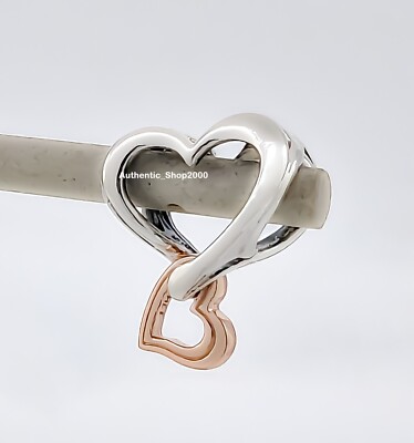 New 100% Auth PANDORA Family is Love Openwork Infinity Heart Charm