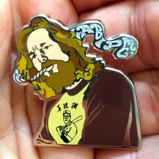 Big Lebowski Pin The Dude Mind If I do a J? Jeff Bridges - Smoke spells abide