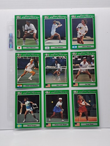 1991 Netpro Tour Stars Tennis Complete Set Series 1 #1-98 + checklist - Picture 7 of 12