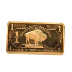 Metal Art Collection - 1 oz One Troy Ounce USA American Buffalo .999 Fine Cop...